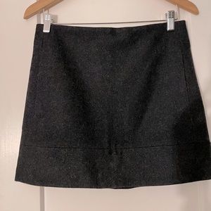 J Crew wool blend mini skirt.